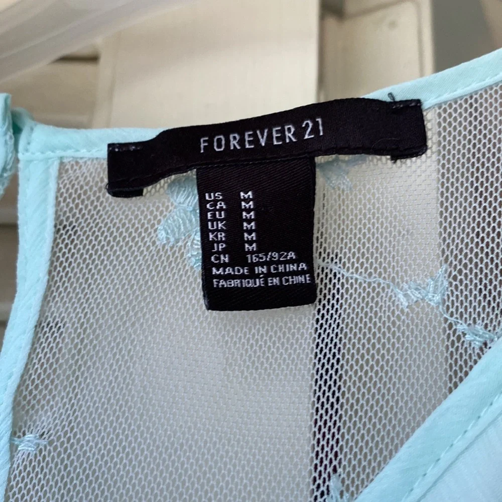 Light teal/sea foam tank top dress from Forever 21 - Picture 5 of 5